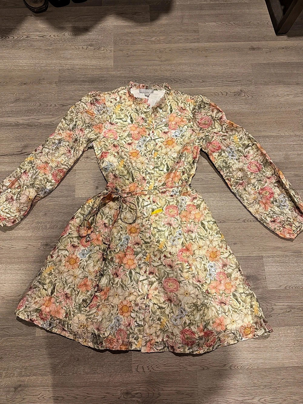 Chelsea 28 Floral Embroidered Mini Dress size xs